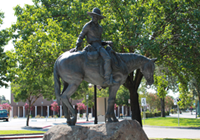 Oakdale Cowboy Statue